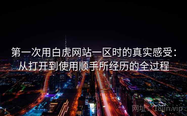 第一次用白虎网站一区时的真实感受:从打开到使用顺手所经历的全过程