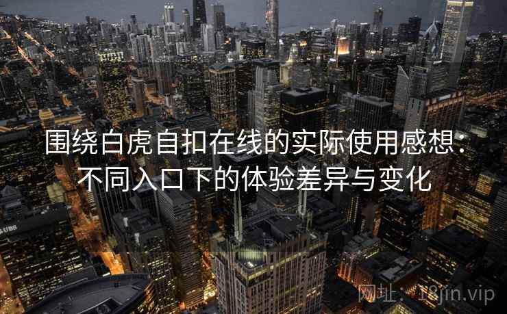 围绕白虎自扣在线的实际使用感想：不同入口下的体验差异与变化  第2张