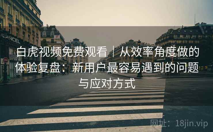 白虎视频免费观看|从效率角度做的体验复盘:新用户最容易遇到的问题与应对方式 第2张 白虎视频免费观看|从效率角度做的体验复盘:新用户最容易遇到的问题与应对方式 第2张