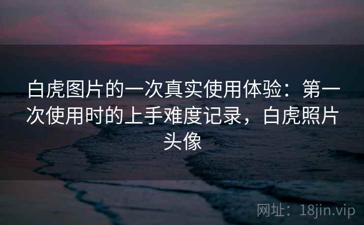 白虎图片的一次真实使用体验：第一次使用时的上手难度记录，白虎照片头像