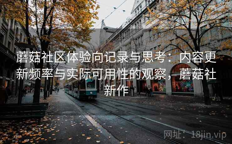 蘑菇社区体验向记录与思考：内容更新频率与实际可用性的观察，蘑菇社新作