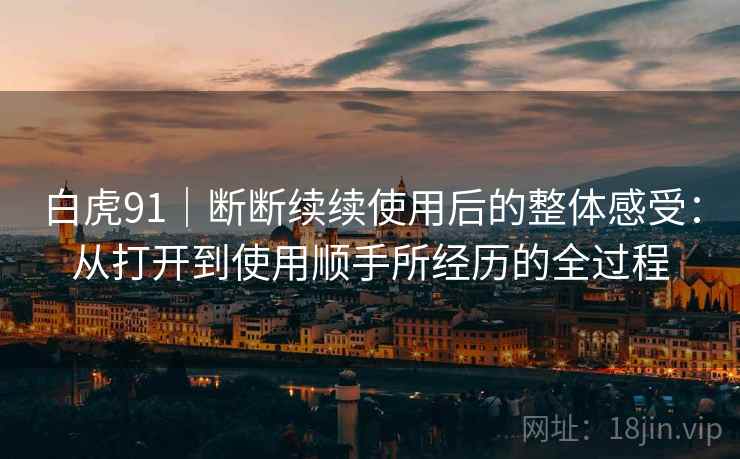 白虎91｜断断续续使用后的整体感受：从打开到使用顺手所经历的全过程