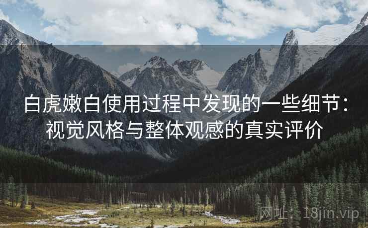 白虎嫩白使用过程中发现的一些细节：视觉风格与整体观感的真实评价