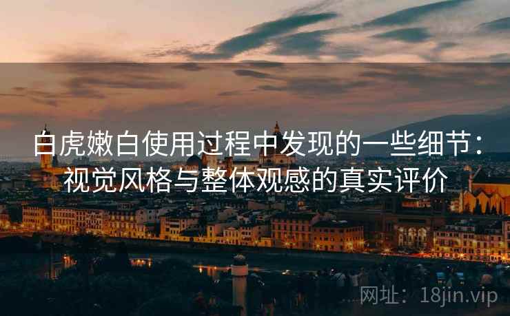 白虎嫩白使用过程中发现的一些细节：视觉风格与整体观感的真实评价