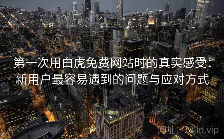 第一次用白虎免费网站时的真实感受：新用户最容易遇到的问题与应对方式