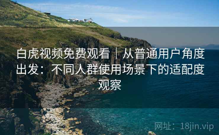 白虎视频免费观看｜从普通用户角度出发：不同人群使用场景下的适配度观察